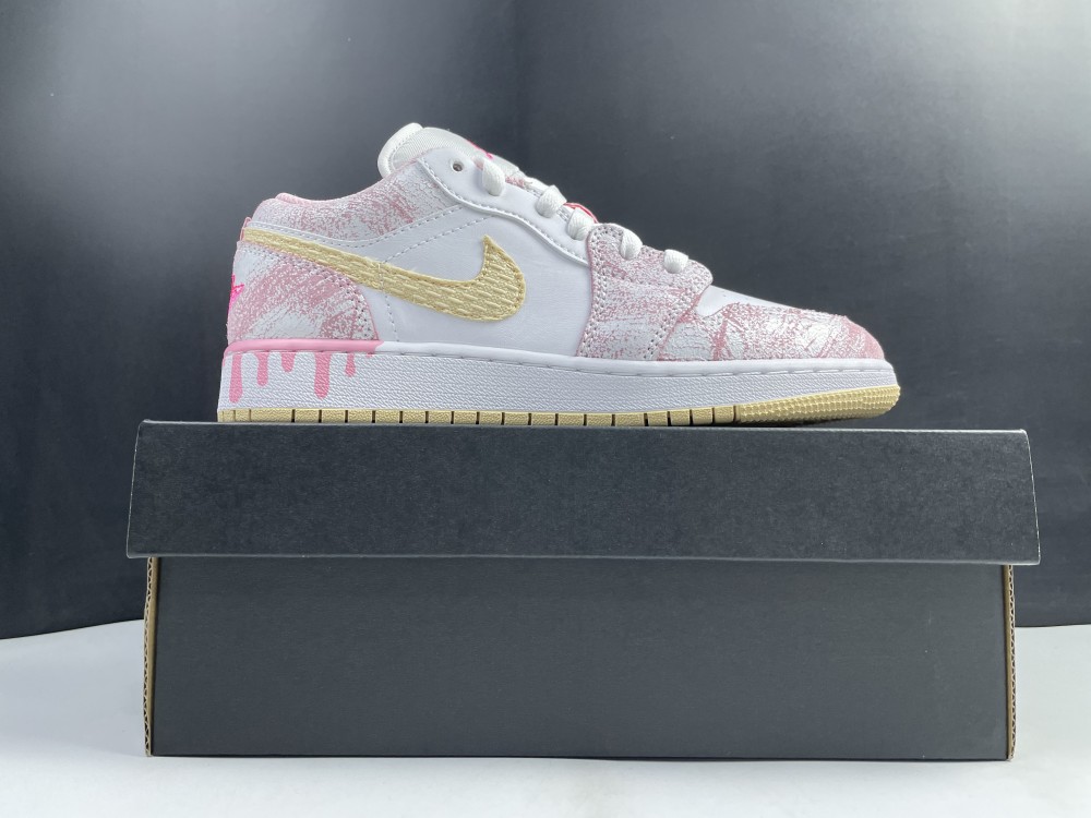Jordan1 Low Paint Drip CW7104-601