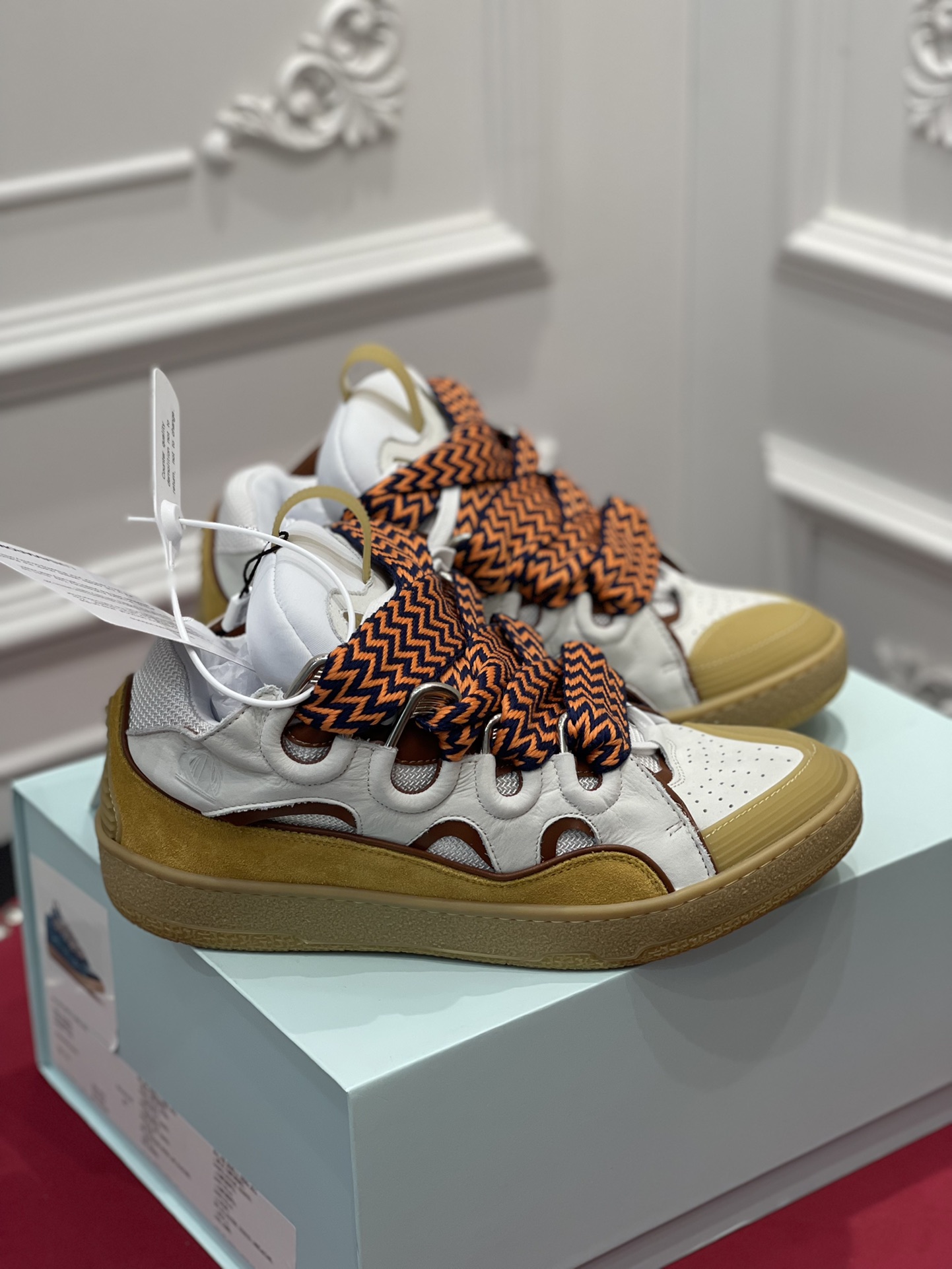 Lanvon Curb Sneaker Beige FM-SKRK11-LIAG-H2105