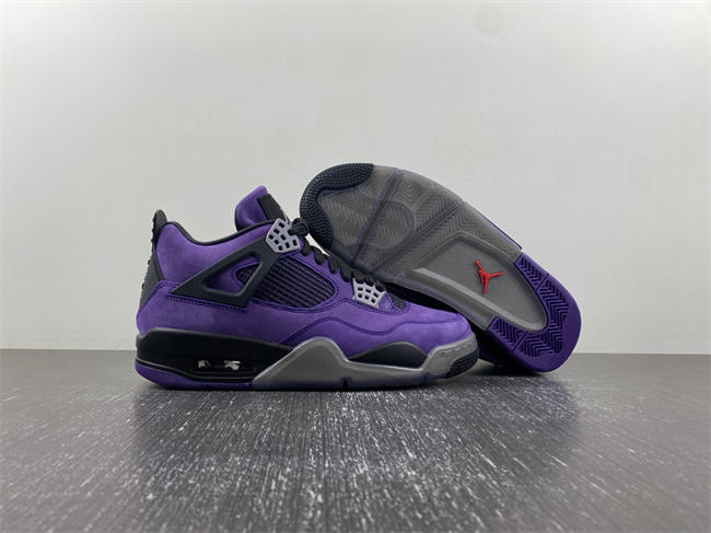Jordan4 Travis Scott Purple (Friends and Family)  766296 LN4