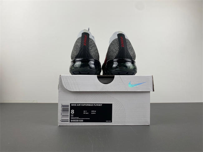 Nike Air VaporMax Platinum Red Black 849558-020